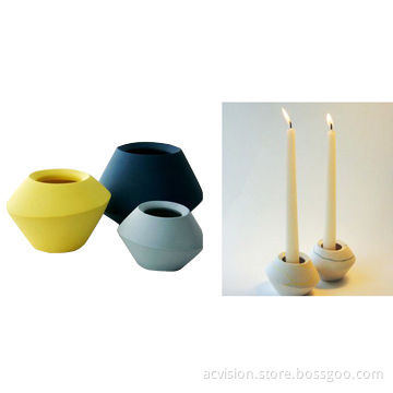 Colorful Ceramic Candle Holders, Special Shape, Used for Christmas Decorations, Various Colors